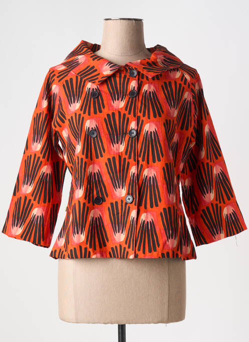 Veste chic orange BLA-BLA pour femme