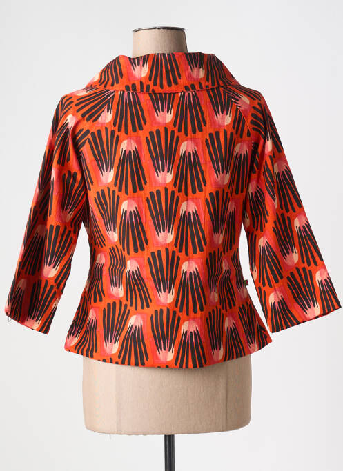 Veste chic orange BLA-BLA pour femme