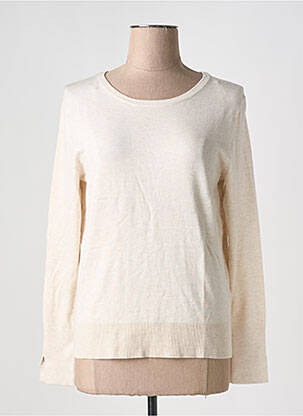 Pull tissage chiné manches longues beige STREET ONE femme