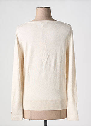 Pull tissage chiné manches longues beige STREET ONE femme