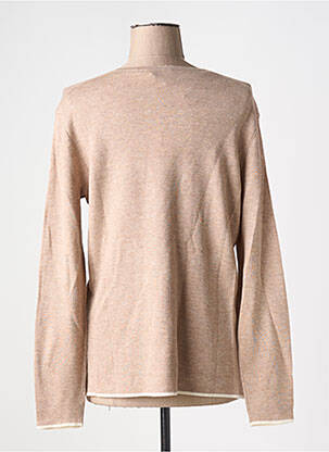 Pull tissage chiné manches longues marron STREET ONE femme