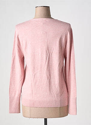 Pull tissage chiné manches longues rose STREET ONE femme