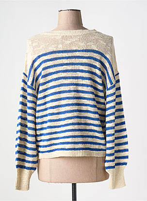 Pull col v manches longues bleu VILA femme