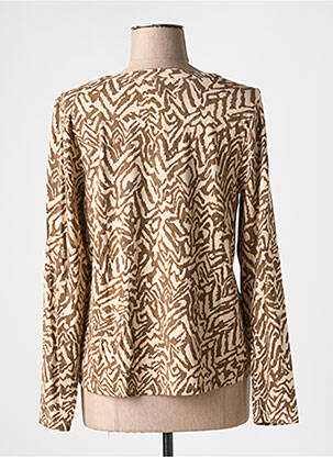 Blouse manches longues manches longues beige STREET ONE femme