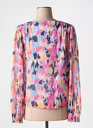 Blouse légère et transparente manches longues rose VILA femme