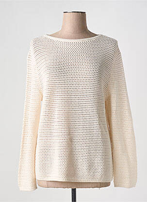 Pull col bateau manches longues beige STREET ONE femme