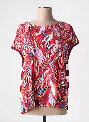 T-shirt imprimé fantaisie manches courtes rouge STREET ONE femme