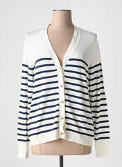 Gilet manches longues bleu VILA pour femme seconde vue