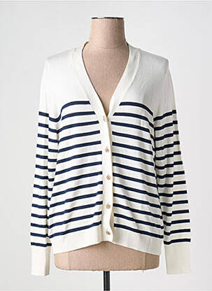 Gilet manches longues bleu VILA pour femme