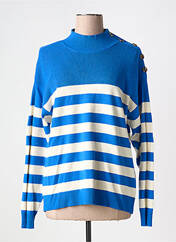 Pull bleu ICHI pour femme seconde vue