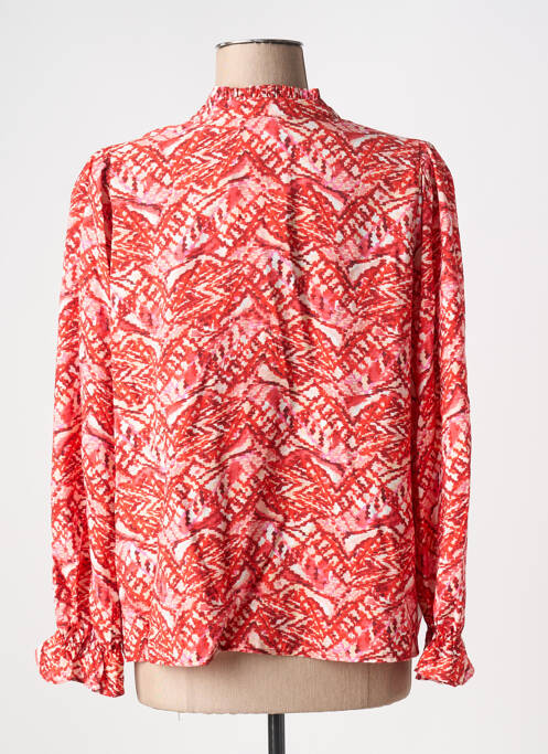 Blouse rouge ICHI pour femme