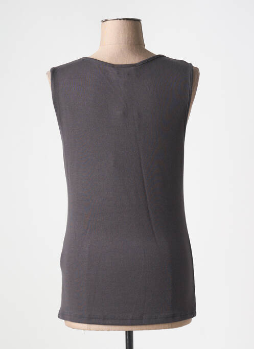 Débardeur gris GRACE & MILA pour femme