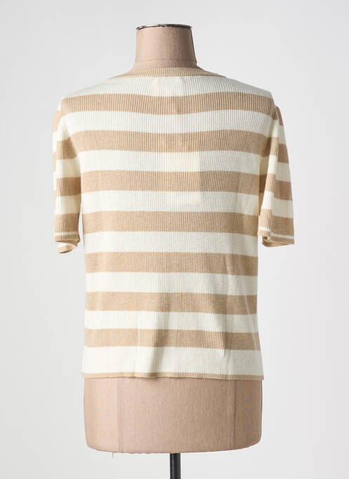 Gilet manches courtes beige ARTLOVE pour femme