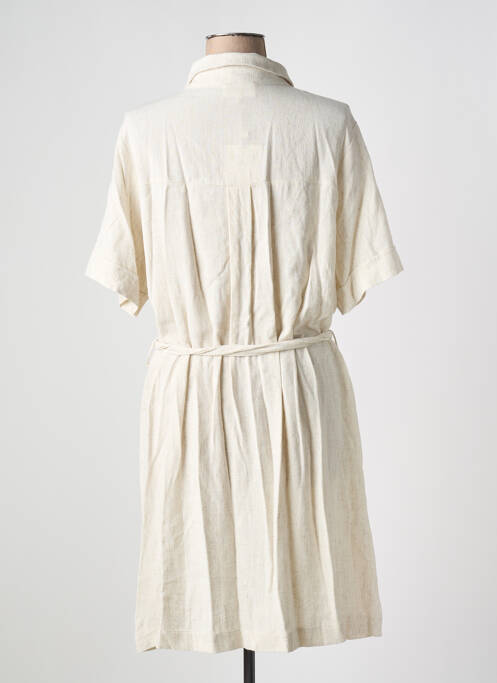 Robe mi-longue beige GRACE & MILA pour femme