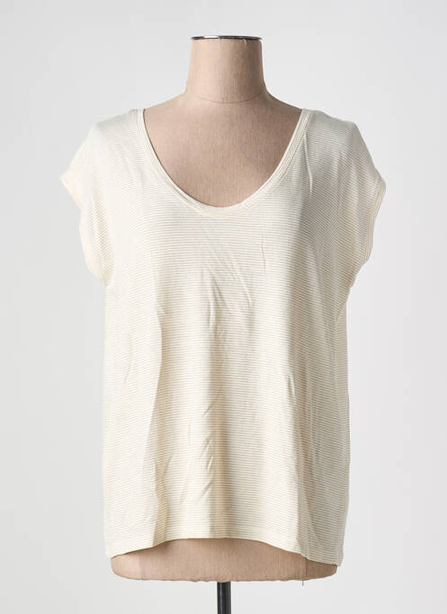 T-shirt beige PIECES pour femme