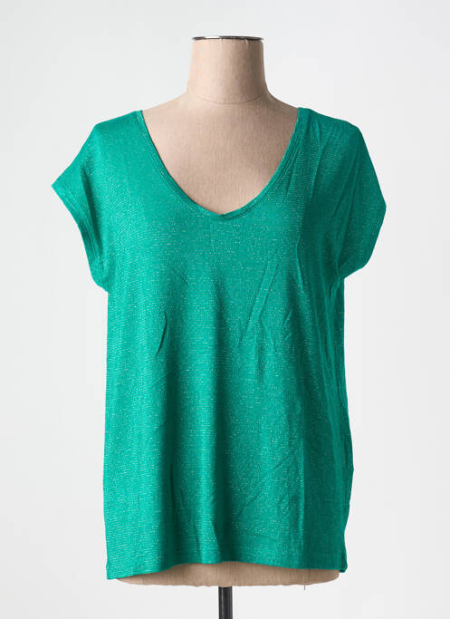 T-shirt vert PIECES pour femme