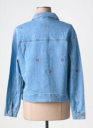 Veste casual poches bleu ICHI femme