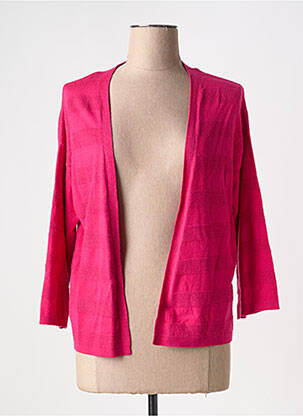 Gilet manches longues manches 3/4 rose STREET ONE femme