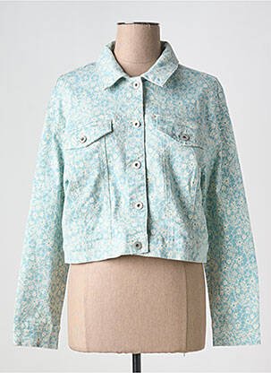 Veste casual poches bleu ICHI femme