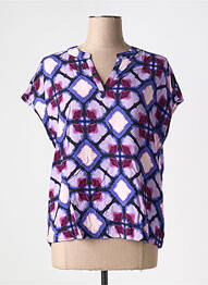 Blouse manches courtes manches courtes violet STREET ONE femme