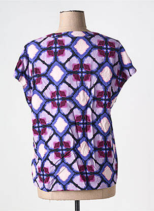 Blouse manches courtes manches courtes violet STREET ONE femme