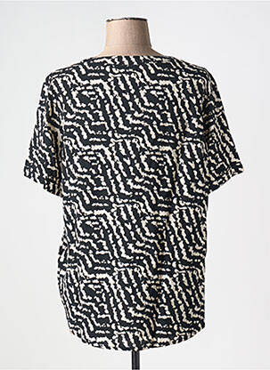 Blouse manches courtes manches courtes noir STREET ONE femme