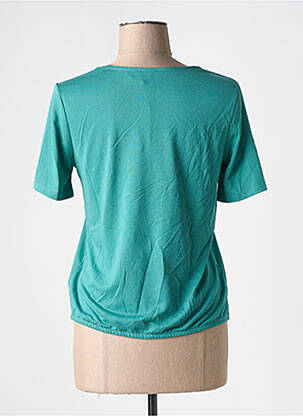 T-shirt col v manches courtes vert STREET ONE femme