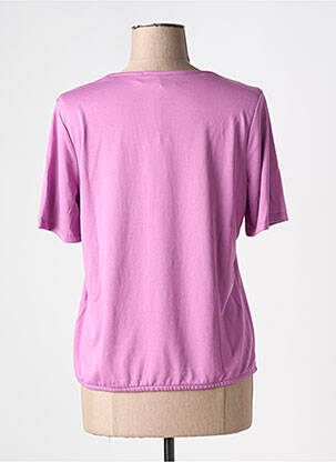 T-shirt col v manches courtes violet STREET ONE femme