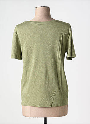 T-shirt col v manches courtes vert VILA femme