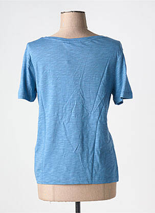 T-shirt col v manches courtes bleu VILA femme