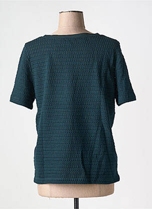 Pull coupe cintrée manches courtes vert STREET ONE femme