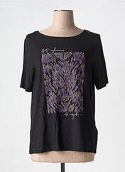 T-shirt noir STREET ONE pour femme seconde vue