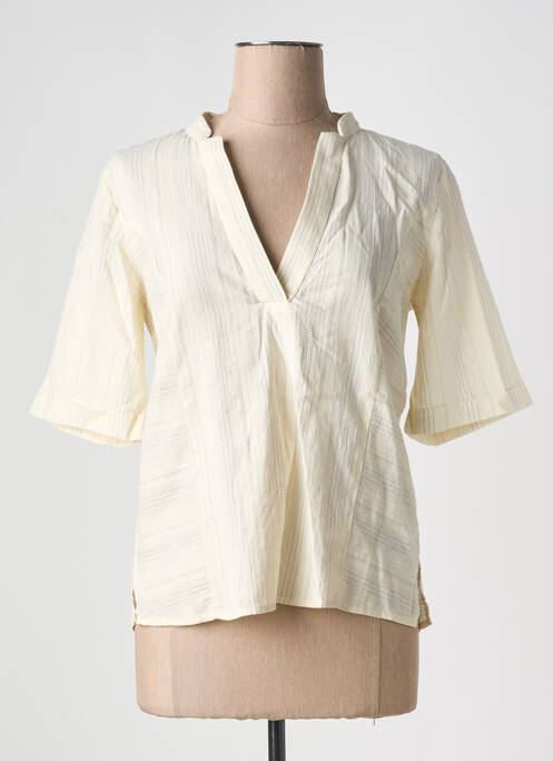 Blouse beige VILA pour femme