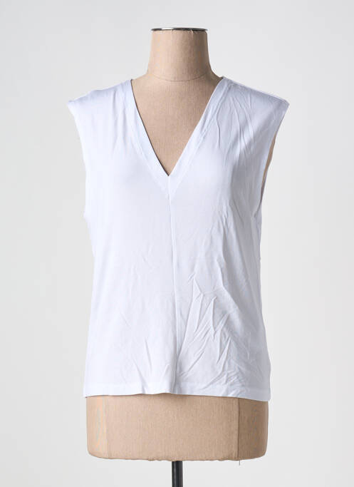 Débardeur blanc SELECTED pour femme