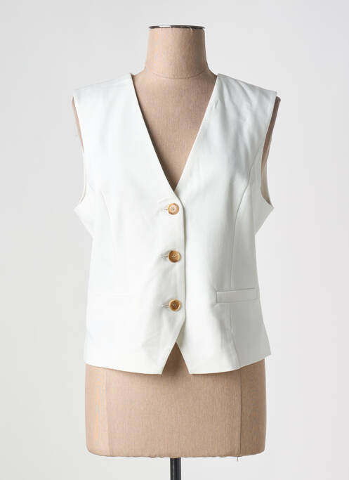 Gilet sans manche blanc B.YOUNG pour femme