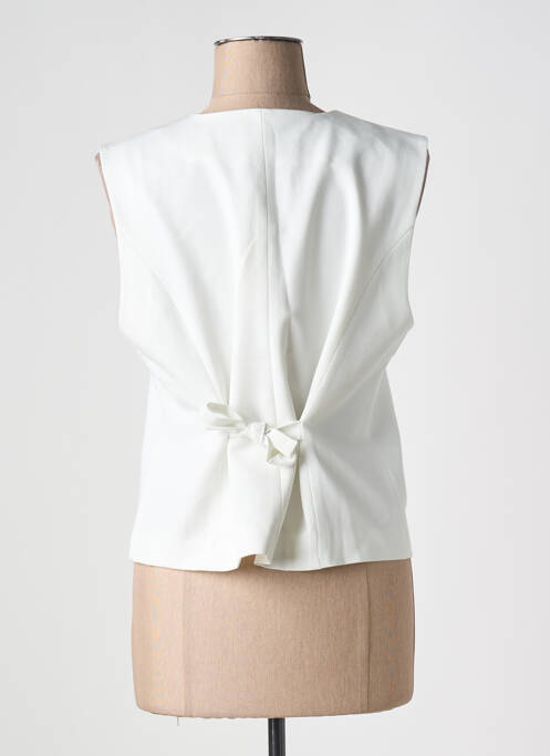 Gilet sans manche blanc B.YOUNG pour femme