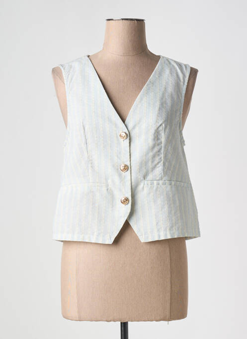 Gilet sans manche bleu INSPIRATION STUDIO pour femme
