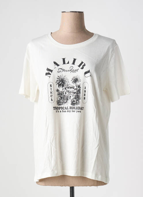 T-shirt beige B.YOUNG pour femme