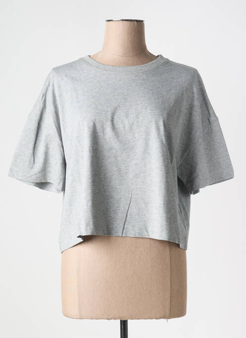 T-shirt gris GRACE & MILA pour femme