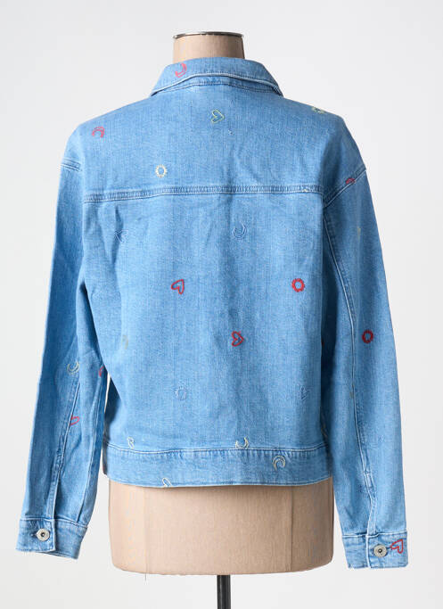 Veste casual bleu ICHI pour femme