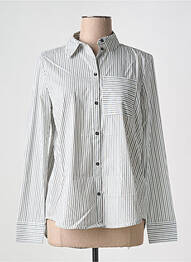 Chemisier coupe cintrée manches longues bleu CECIL femme