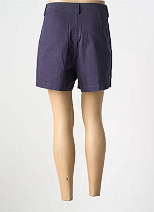 Short fermeture zippée sous rabat boutonné taille normale bleu GRACE & MILA femme