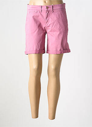 Short fermeture zippée sous rabat boutonné taille normale rose MUSE femme