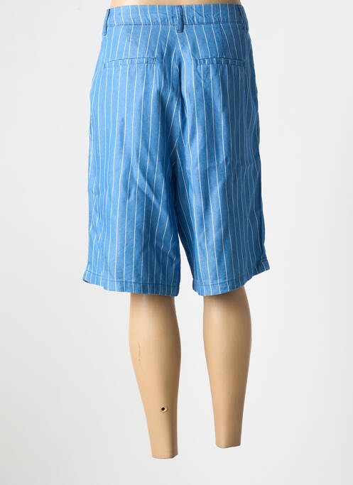 Bermuda bleu ICHI pour femme