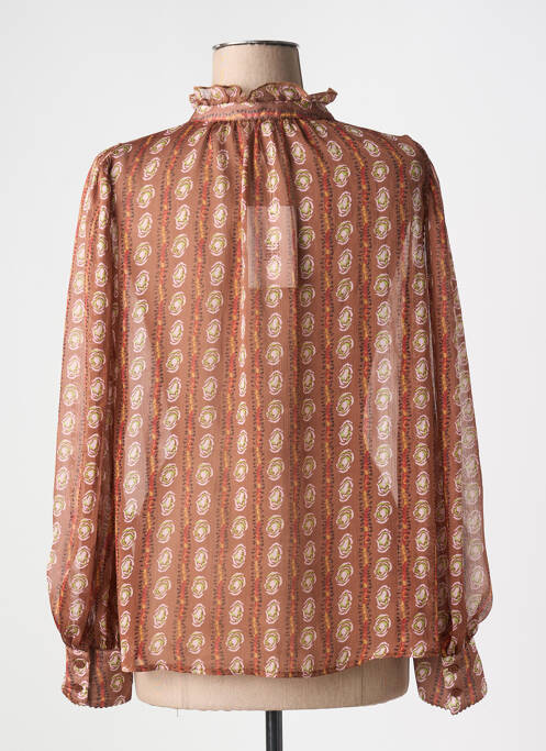 Chemisier marron LAURE + MAX pour femme