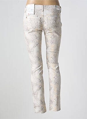 Pantalon slim tissage popeline taille normale blanc STREET ONE femme
