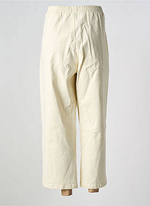 Pantalon 7/8 stretch taille normale beige ICHI femme