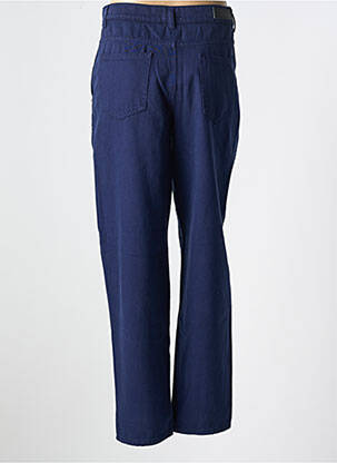Jeans coupe droite stretch taille normale bleu ICHI femme