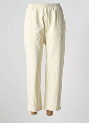 Pantalon 7/8 beige ICHI pour femme seconde vue