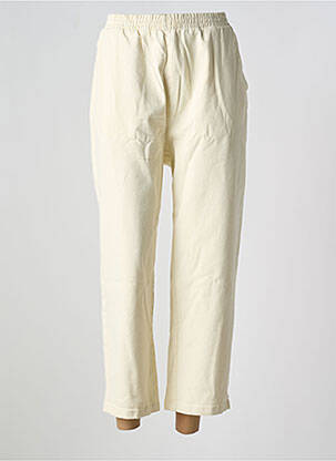 Pantalon 7/8 beige ICHI pour femme
